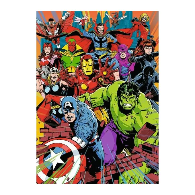 Trefl Puzzle 1000 elementów Premium Plus Quality Marvel Heroes