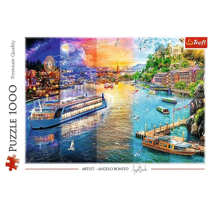 Trefl Puzzle 1000 elementów Rejs po rzece