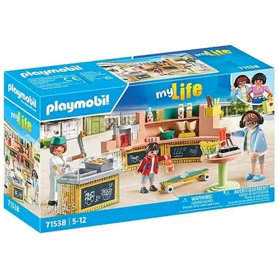 Playmobil Zestaw My Life 71538 Bar z przekąskami