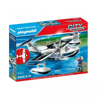 Playmobil Zestaw figurek City Action 4445 Wodolot policyjny