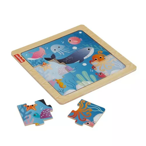 Fisher Price Puzzle drewniane, ocean