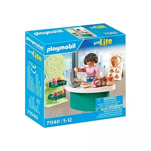 Playmobil Zestaw My Life 71540 Stoisko ze słodyczami