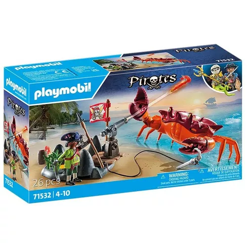 Playmobil Zestaw z figurkami Pirates 71532 Walka z ogromnym krabem