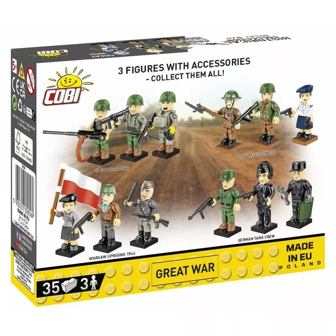 Cobi Klocki Klocki Great War 3 figurki 35 klocków