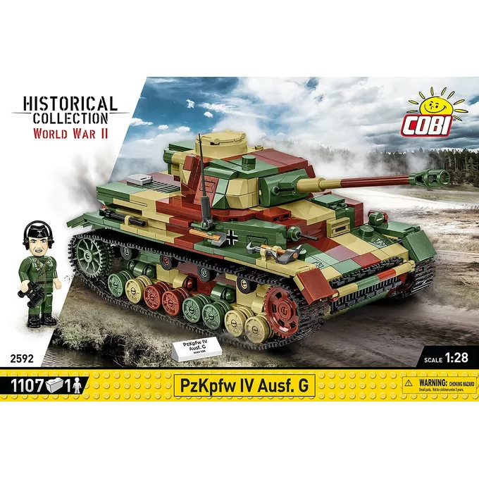 Cobi Klocki Klocki WWII PZKPFW IV AUSF.G 1107 klocków