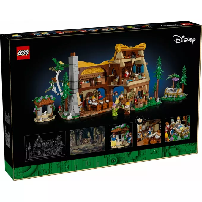 LEGO Klocki Disney Classic 43242 Chatka Królewny Śnieżki i siedmiu krasnoludków