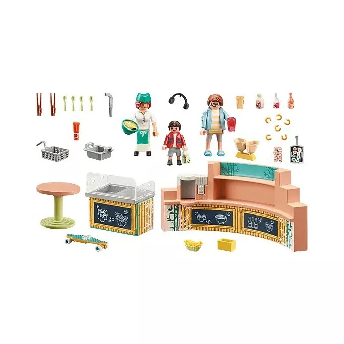 Playmobil Zestaw My Life 71538 Bar z przekąskami