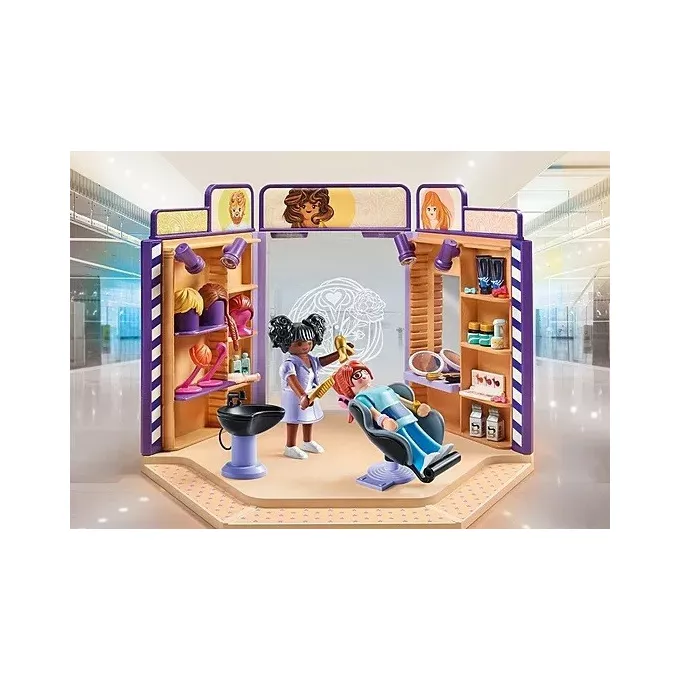 Playmobil Zestaw My life 71535 Barbershop i salon fryzjerski