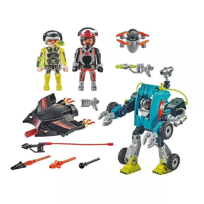 Playmobil Zestaw z figurkami 71578 Robot kontra szybowiec