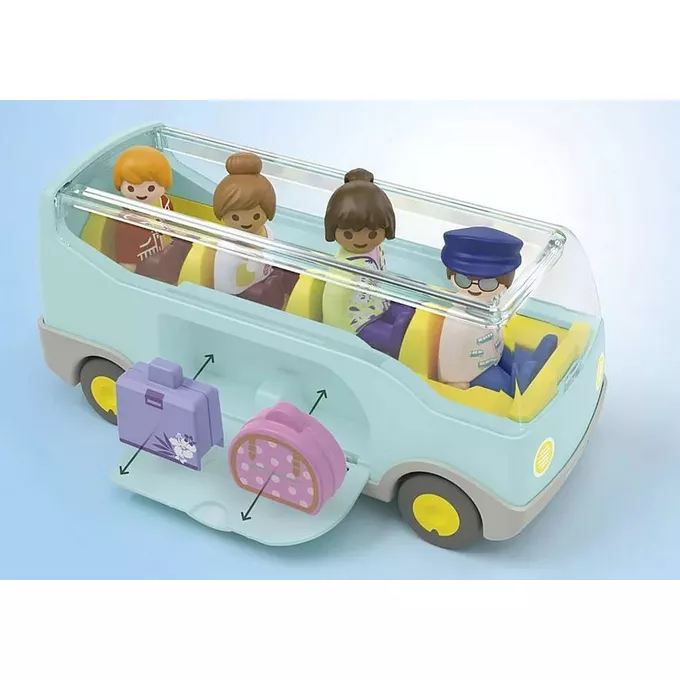 Playmobil Zestaw z figurkami Junior 71682 Autobus wycieczkowy