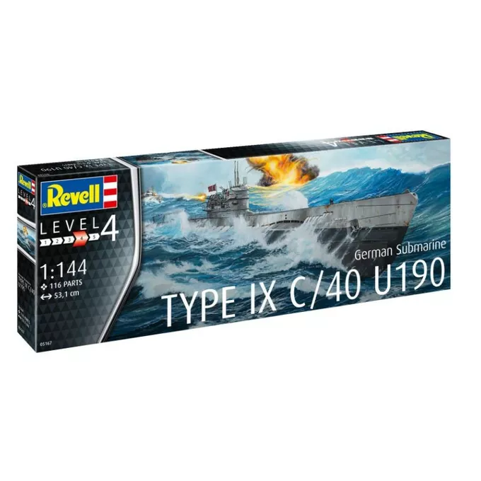 Revell Model plastikowy German Submarine T.IX C/40 1/144