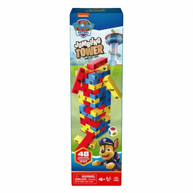 Spin Master Gra Psi Patrol Wieża Jumbling Tower