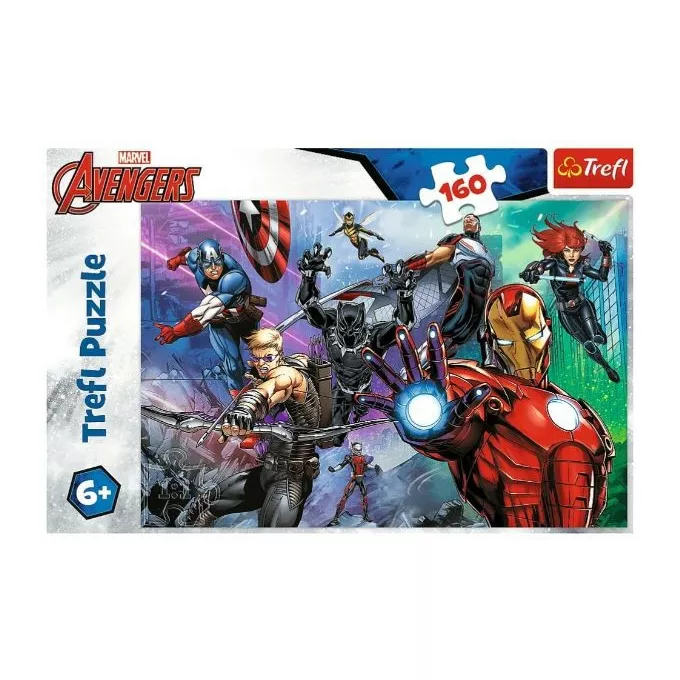 Trefl Puzzle 160 elementów Marvel Zawsze gotowi bohaterowie Avangers