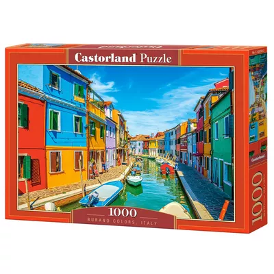 Castor Puzzle 1000 elementów Kolory Burano Włochy