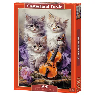 Castor Puzzle 500 elementów Kotki ze skrzypcami