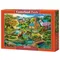 Castor Puzzle 2000 elementów Wiejski domek z końmi