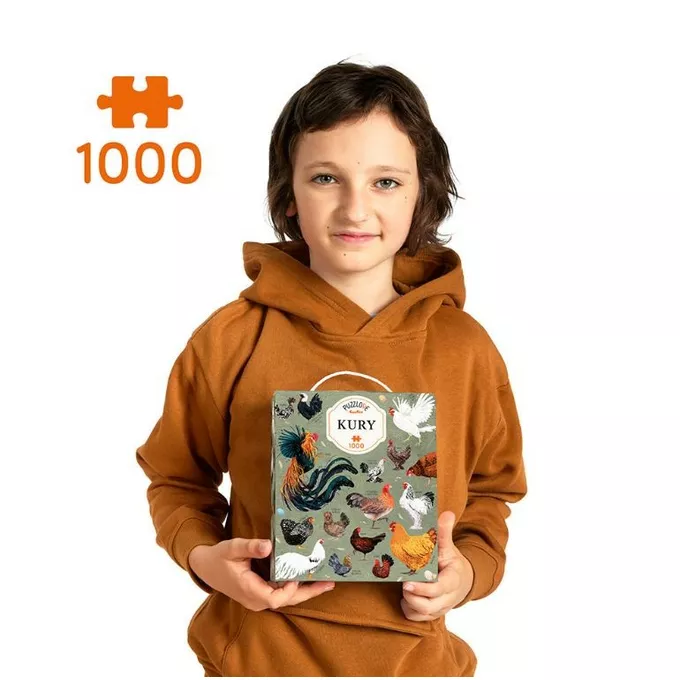 CzuCzu Puzzle Puzzlove Kury 1000 elementów