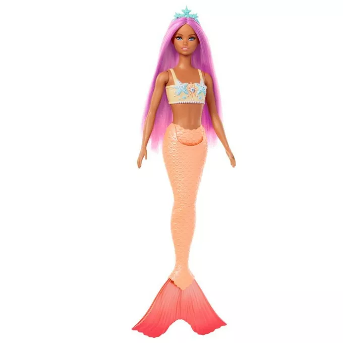 Mattel Lalka Barbie Syrenka Pomarańczowy ogon