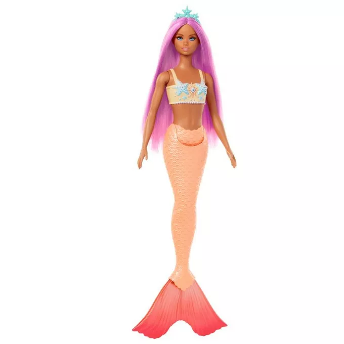 Mattel Lalka Barbie Syrenka Pomarańczowy ogon