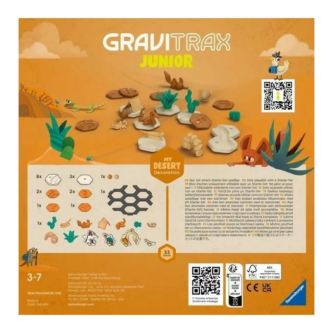 Ravensburger Polska Gravitrax Junior Zestaw Uzupełniający Pustynia