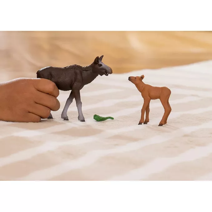 Schleich Zestaw figurek Łoś z cielęciem