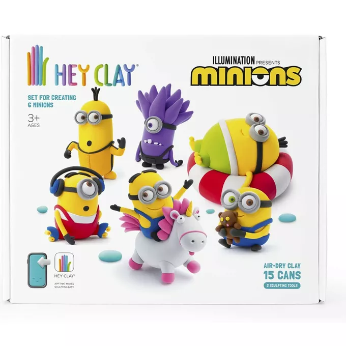 Tm Toys Masa plastyczna Hey Clay Zestaw Minionki