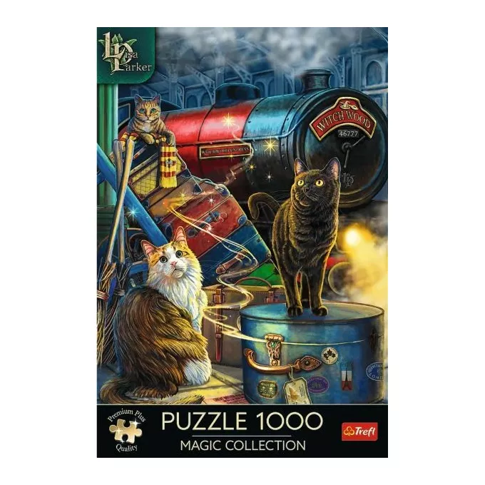 Trefl Puzzle 1000 elementów Premium Plus Quality Magic Collection: Ekspres czarownic