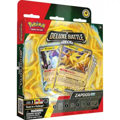 Pokemon TCG Karty Deluxe Battle Deck Zapdos ex