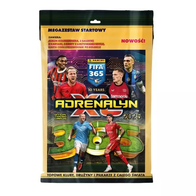 Panini Kolekcja Karty FIFA 2025 Megazestaw startowy