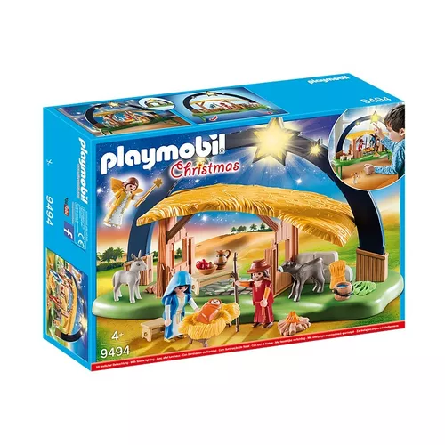 Playmobil Zestaw Stajenka z oświetleniem