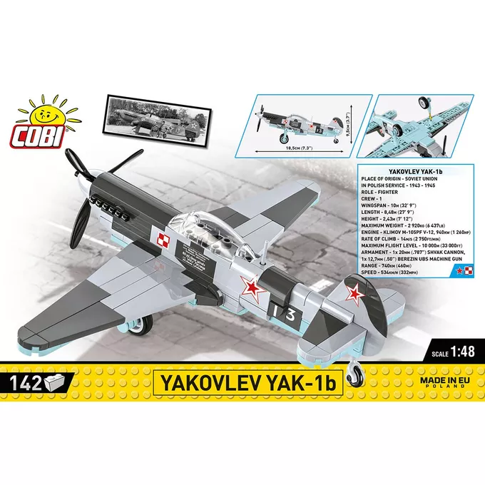 Cobi Klocki Klocki Yakovlev Yak-1b