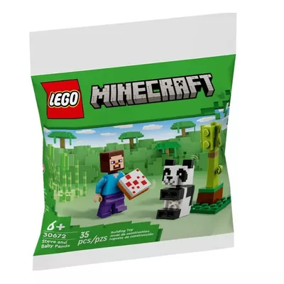 LEGO Klocki Minecraft 30672 Steve i mała panda