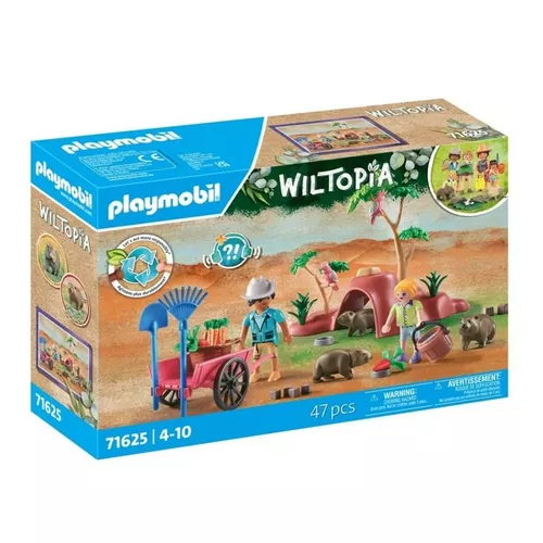 Playmobil Zestaw z figurkami Wiltopia 71625 Schronienie dla wombatów