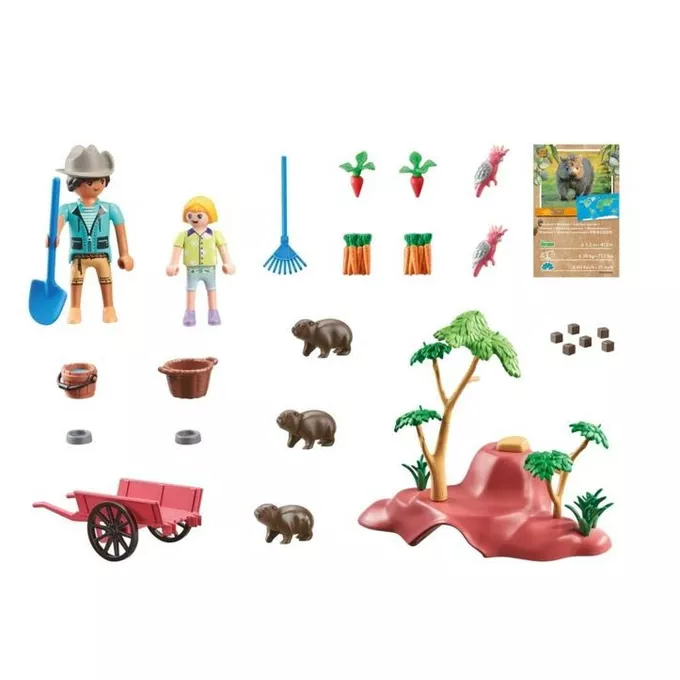 Playmobil Zestaw z figurkami Wiltopia 71625 Schronienie dla wombatów