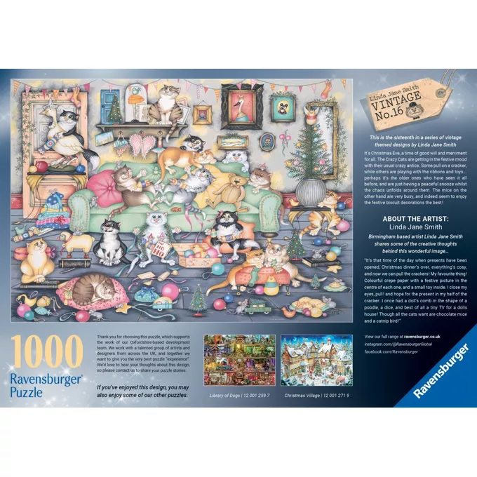 Ravensburger Polska Puzzle 1000 elementów Koty świata