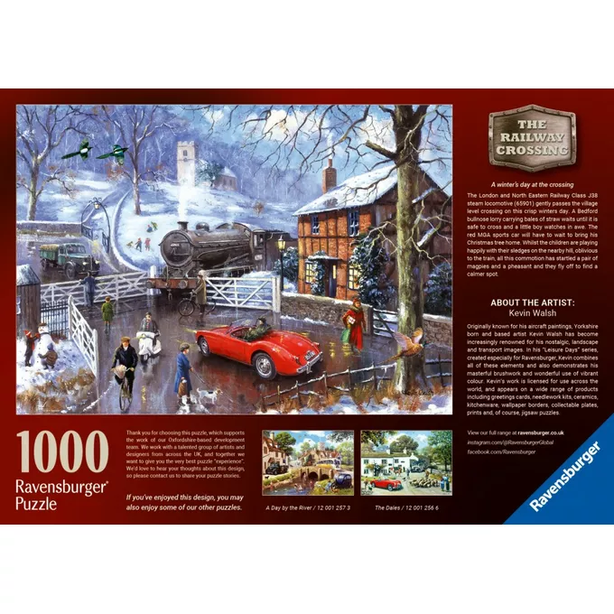 Ravensburger Polska Puzzle 1000 elementów Zimowy dworzec