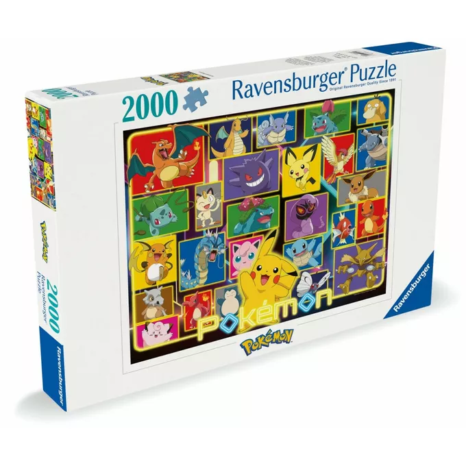 Ravensburger Polska Puzzle 2000 elementów Pokemon