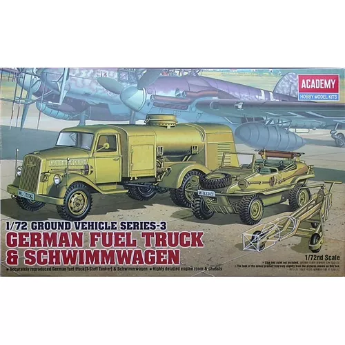 Academy German Fuel Truck &amp; Schwimmwagen