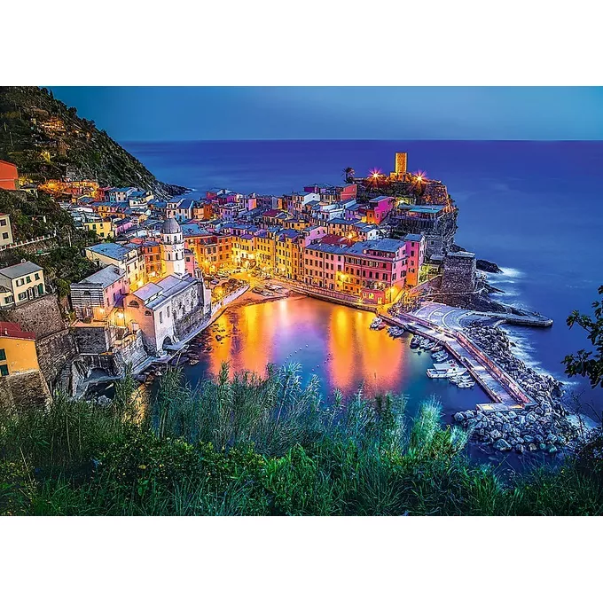 Puzzle 2000 Elementów Vernazza o zmroku