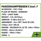 Cobi Klocki Klocki Czołg Panzerkampfwagen II 813 klocków