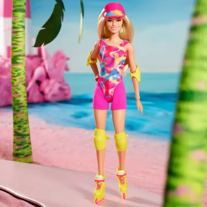 Mattel Lalka filmowa Barbie na rolkach