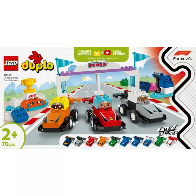 LEGO Klocki DUPLO 10445 Bolidy i kierowcy F1