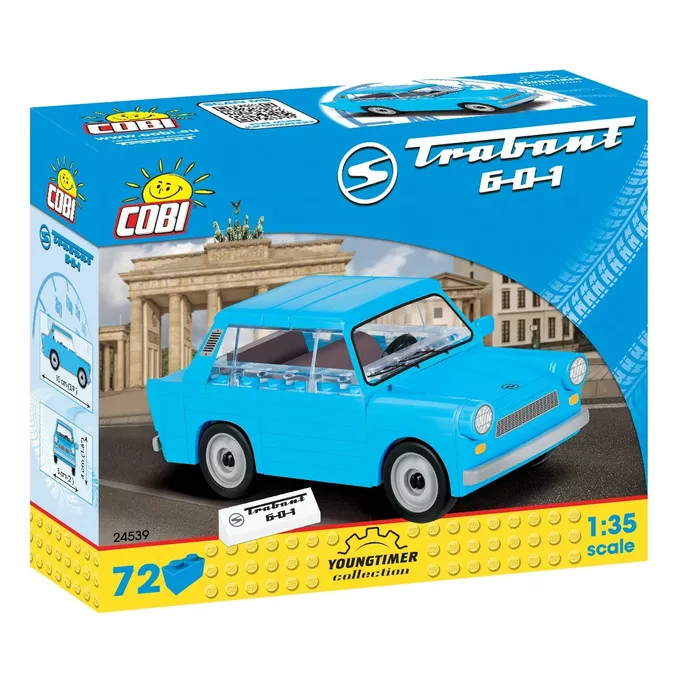 Klocki 72 elementów Trabant 601