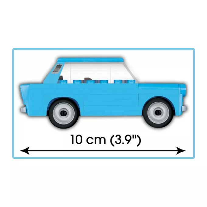 Klocki 72 elementów Trabant 601