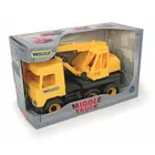 Dźwig żółty 38 cm Middle Truck w kartonie