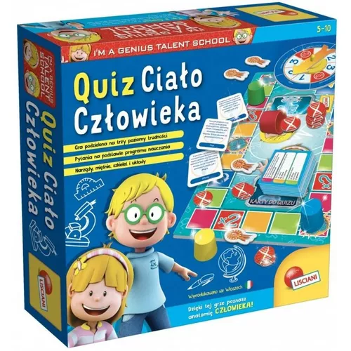 Lisciani Gra Im a Genius Quiz - Ciało człowieka