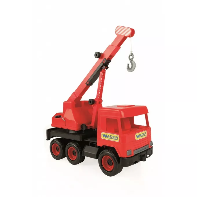 Dźwig czerwony 38 cm Middle Truck w kartonie