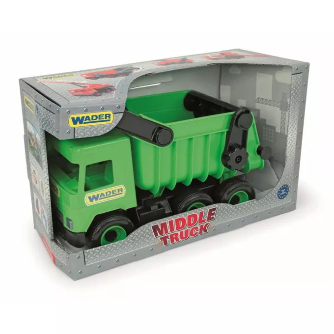 Wader Wywrotka zielona Middle Truck w kartonie