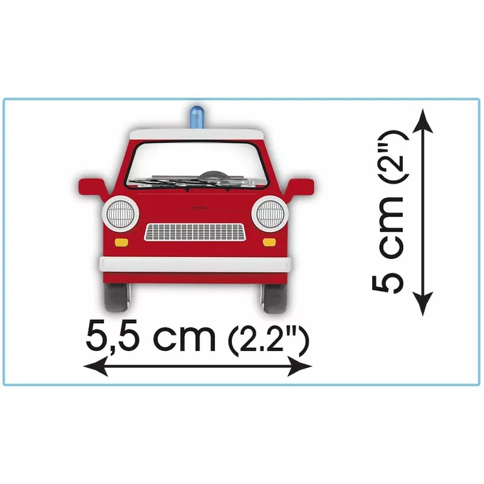 Klocki Youngtimer Trabant 601 Universal Feuerwehr