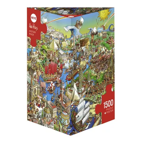 Heye Puzzle 1500 elementów - Rzeka historii